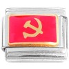 CT1037 Old Russia Flag Russian Italian Charm