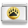 Paw Print Italian Charm