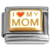 CT1137 I Love My Mom Italian Charm