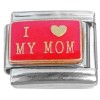 CT1148 I Love My Mom Italian Charm