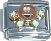CT1155brown Brown Candy Italian Charm