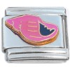 CT1169pink Pink Sea Shell Italian Charm