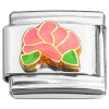 CT1175pink Blooming Pink Flower Italian Charm