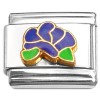 CT1175purple Blooming Purple Flower Italian Charm