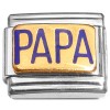 CT1203 Papa for Dad Father Italian Charm