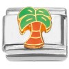 CT1207 Palm Tree Angled Italian Charm