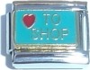 CT1210 Love to Shop (on blue) Italian Charm
