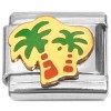 CT1276 Double Palm Trees Italian Charm