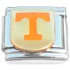 CT1368 Tennessee Orange T Italian Charm
