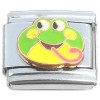 Frog Face Italian Charm