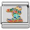 CT1447 Snowboarder Italian Charm