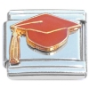 CT1511 Graduation Cap (brown) Italian Charm