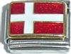 CT1555 Flag of Denmark Italian Charm