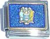 CT1594 Flag of New York Italian Charm