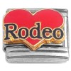 CT1631 Rodeo on Red Heart Italian Charm
