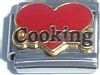 CT1635 Cooking on Red Heart Italian Charm