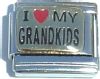 CT1657 I Love My Grandkids Italian Charm