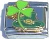 CT1700 Clover and Hat Italian Charm