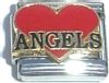 CT1802 Angels on Red Heart Italian Charm