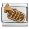 CT1820bronze Euphonium or Baritone Horn Instrument Bronze Italian Charm