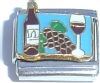 CT1836 Grapes and Wine Italian Charm