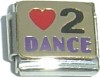 CT1914 Love 2 Dance Italian Charm