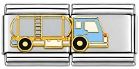 CT1935 Water Truck Double Italian Charm