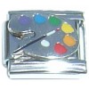 CT1988 Colorful Paint Palette Italian Charm