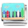 CT2028 Surfboards Wall Palm Trees Italian Charm