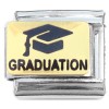 CT2031 Graduation Word and Cap Italian Charm