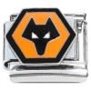 CT2086 Wolverhampton Wanderers Football Club Soccer Italian Charm 
