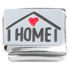 CT2251 Love Home Red Heart Italian Charm