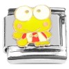 CT2296 Cartoon Frog Standing Italian Charm