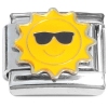 CT3061 Sun with Sunglasses Italian Charm