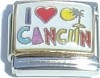CT3140 I Love Cancun Italian Charm