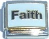 CT3159 Faith Italian Charm