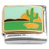 CT3203 Cactus Scene Italian Charm