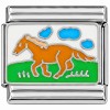 CT3321K Horse in Field Italian Charm