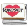 CT3501 Forever with Heart Italian Charm