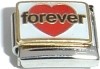 CT3501 Forever with Heart Italian Charm