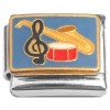 CT3530 Music Note and Instruments Italian Charm