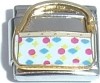 CT3611 White Designer Purse Italian Charm