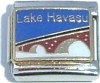 CT3625 Lake Havasu (with gold trim) Italian Charm