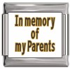 CT3680 In Memory of my Parents Photo Italian Charm