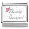 CT3736 Rowdy Cowgirl Italian Charm