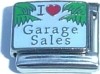 CT3903 I Love Garage Sales Italian Charm
