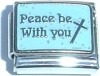 CT3918 Peace Be With You Italian Charm