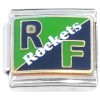 CT3929 Rock Falls Rockets Italian Charm