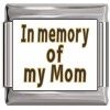 CT3931 In Memory of My Mom Photo Italian Charm