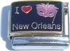 CT3943 I Love New Orleans Italian Charm